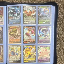 Pokemon TCG Mixed Card Lot Binder Pikachu Lucario Alakazam Umbreon GX EX V Holo - Image 4