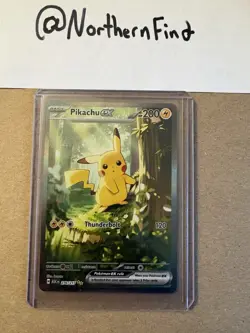 Ascended Heroes Forest Pikachu Ex #276/217 NM SIR Pokemon Card - Image 1
