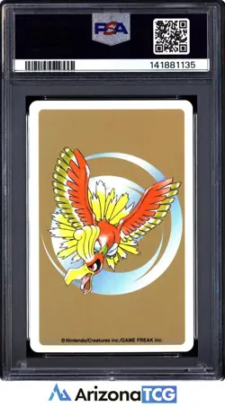 Pokemon 2000 Pikachu Joker 025A Gold Playing Card Japanese PSA 9 - Image 2