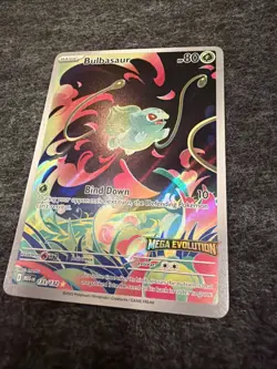 Pokemon TCG Bulbasaur STAMPED Mega Evolutions 133/132 Illustration Card MINT - Image 2