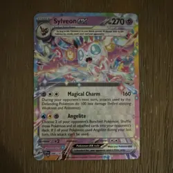 Pokemon Sylveon EX 086/191 Sv08: Surging Sparks Full Art Double Rare Holo Card - Image 1