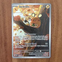 Pokemon TCG Dedenne 093/088 Perfect Order Shiny Rare Illustration Rare NM Card - Image 1