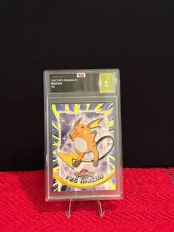 Pokemon 1999 Raichu 26 Topps Pokemon TV Card Grade 9 - Image 1