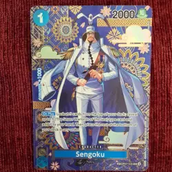 Bandai One Piece Card Game Sengoku SP OP07-046 Rare Foil SP Full Art - Image 1