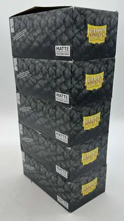 Lot of 50 Dragon Shield Matte Midnight Blue Card Sleeves 100ct Pack Std Size - Image 5