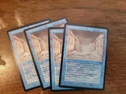 4x Flash Flood Legends Magic the Gathering MTG Card Vintage Rare Blue Iconic - Image 1