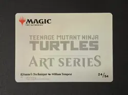 Kitsune's Technique Art Card 24 S Art Series: Teenage Mutant Ninja Turtles NM - Image 2