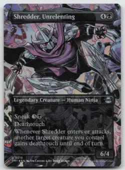 Shredder, Unrelenting (Borderless) Teenage Mutant Ninja Turtles FOIL - Image 1