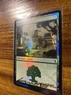 MTG✨Shadow Signed FOREST Artist Proof FOIL✨Amonkhet MINT Land Titus Lunter Art - Image 5