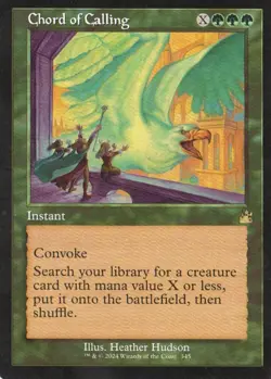 MTG RAVNICA REMASTERED CHORD OF CALLING RETRO FRAME RARE - Image 1