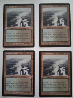 4x Polluted Delta HP Onslaught Magic the Gathering MTG - Image 1
