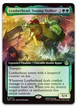 Leatherhead, Swamp Stalker (Extended Art) (Foil) NM Teenage Mutant Ninja Turtles - Image 1