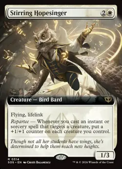 Stirring Hopesinger X1 EXTENDED ART-NM/M- Secrets of Strixhaven - Image 1