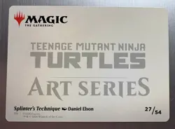 Splinter’s Technique - MTG: Teenage Mutant Ninja Turtles - Art Series - 27/54 - Image 2