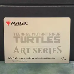 Sally Pride Lioness Leader 3/54 Art Series TMNT Teenage Mutant Ninja Turtles MTG - Image 2