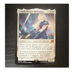 Magic: The Gathering Final Fantasy Cloud, Midgar Mercenary Mythic Regular 0010 - Image 1