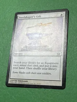 **Steelshaper's Gift** ~Fifth Dawn~ MTG: Magic, Moderate Play (MP) - Image 3