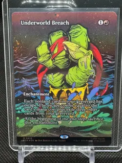 UNDERWORLD BREACH ~ NM ~ MTG Magic- 0010 PZA Borderless FOIL tmnt ninja turtles - Image 1