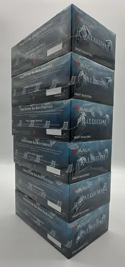 Lot of (6) Magic The Gathering Kaldheim Draft Booster Boxes SEALED - Image 3