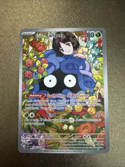 Pokemon TCG Erika's Tangela 218/217 Ascended Heroes Illustration Rare NM Card - Image 1