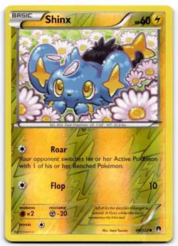 Shinx 44/122 Common BREAKpoint Pokemon Reverse Holo Near Mint - Image 1