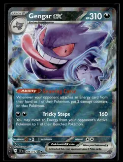 Pokemon TCG SV05: Temporal Forces #104/162 Gengar ex - Image 1