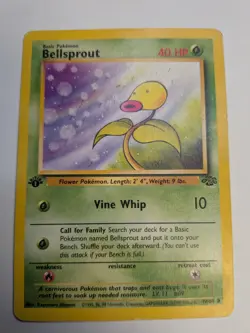Bellsprout 1st Edition 49/64 Jungle Set - Pokemon TCG - 1999 WOTC - Image 1