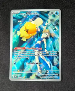 Pokemon TCG #193/182 Misty’s Psyduck Illustration Rare Sv10: Destined Rivals NM - Image 3