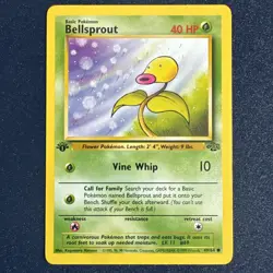 Pokemon Bellsprout 49/64 First Edition Jungle Regular - Image 1