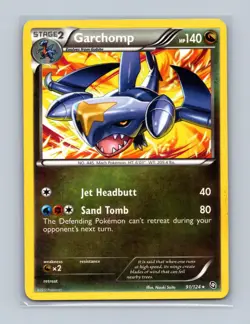 Garchomp 91/124 Rare Dragons Exalted Pokemon Lightly Played - Image 1