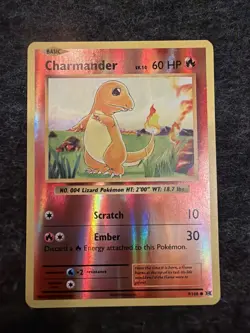 Pokemon TCG Charmander Day Evolutions Reverse Holo Rare 9/108 - Image 1