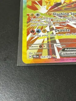 Pokemon - Jolteon ex - 153/131 Prismatic Evolutions - SIR - MINT Clean Edges - Image 3