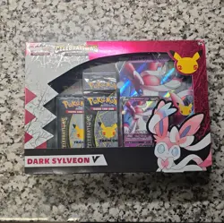 Pokemon TCG Celebrations Dark Sylveon V Collection Factory Sealed Box - Image 1