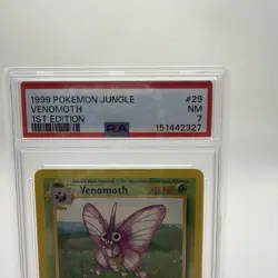 Venomoth #29 Jungle Non-Holo Pokemon 1999 PSA 7 1st Edition NM - Image 2