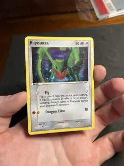 2006 Rayquaza Pop Series 1 #3 Holo - LP Pokemon Vintage Holo - Image 3