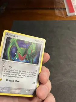 2006 Rayquaza Pop Series 1 #3 Holo - LP Pokemon Vintage Holo - Image 4