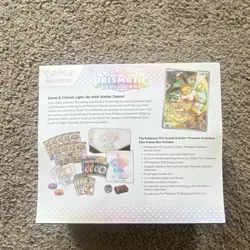 Pokemon Scarlet & Violet Prismatic Evolutions Elite Trainer Box Eevee - Image 5
