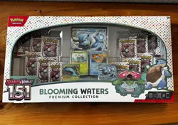 POKEMON TCG SCARLET & VIOLET 151 BLOOMING WATERS PREMIUM COLLECTION SEALED BOX - Image 1