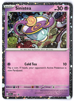 Pokemon TCG Sinistea 062 Cosmo Holo Scarlet & Violet Promo Playset NM - Image 1