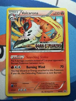 Volcarona Dark Explorers Holo Prerelease Promo BW40 Lightly Played Pokemon - Image 1