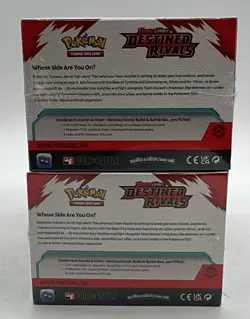 Lot (2) Pokemon TCG Destined Rivals Build & Battle Box Display 20 Boxes Sealed - Image 3