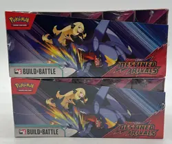 Lot (2) Pokemon TCG Destined Rivals Build & Battle Box Display 20 Boxes Sealed - Image 5