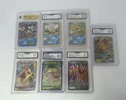 Pokemon TCG Graded slabs - lot of 7 - Image 1