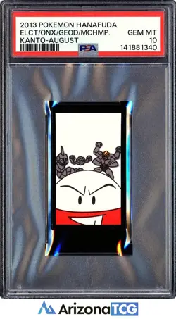 Pokemon 2013 Electrode Kanto-August Pokemon Hanafuda GEM MINT PSA 10 - Image 1