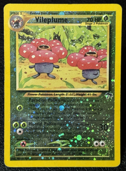 Vileplume 17/18 Reverse Cosmos Holo - Vintage Pokemon TCG: Southern Islands - HP - Image 1