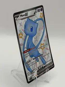 Pokemon Mew ex EX Full Art Holo 216/091 SV: Paldean Fates Shiny Rare TCG 2024 - Image 4