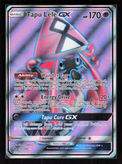 Tapu Lele GX (Full Art) Holo Ultra Rare Pokemon SM - Guardians Rising 137/145 MP - Image 1
