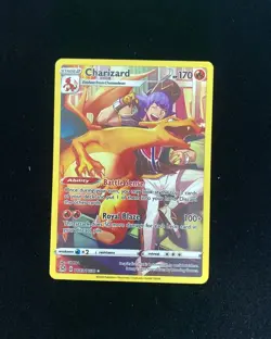 2022 Pokemon TCG English Charizard TG03/TG30 Full Art Holo RB60 - Image 1