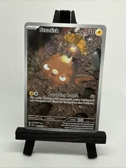 Stunfisk ⭐ 202/191 Holo Illustration Rare Surging Sparks 2024 Pokemon NM - Image 1