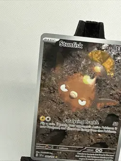 Stunfisk ⭐ 202/191 Holo Illustration Rare Surging Sparks 2024 Pokemon NM - Image 5
